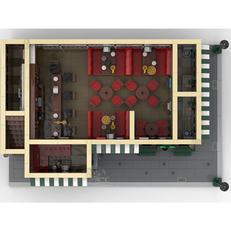 Friends Apartment And McLaren Bar Model Building Toy