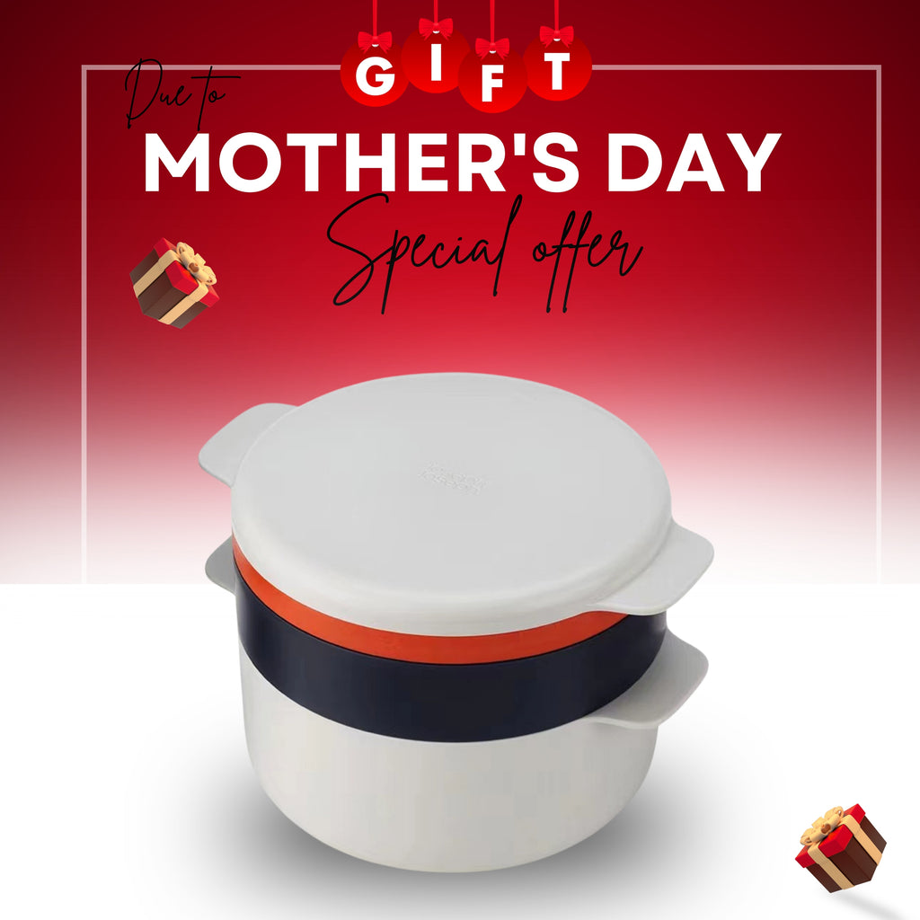 Microwave Steamer Cookware Set – BPA-Free Food Grade Steaming Bowl with Lid for Vegetables, Rice, Pasta & Healthy Meal Prep