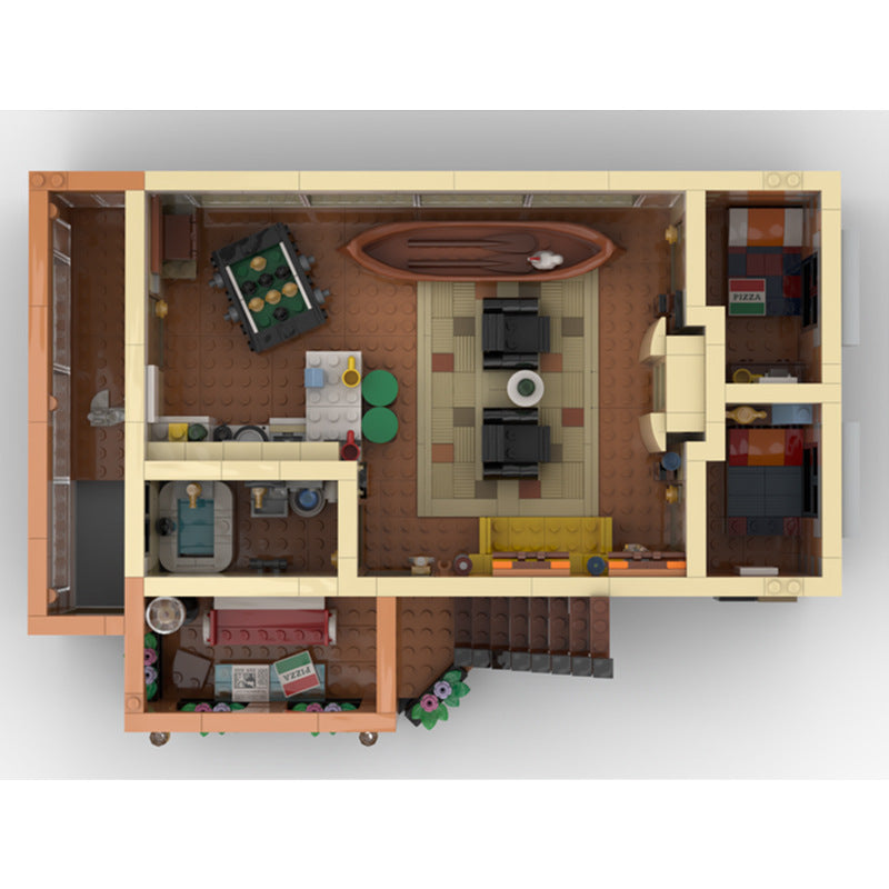 Friends Apartment And McLaren Bar Model Building Toy