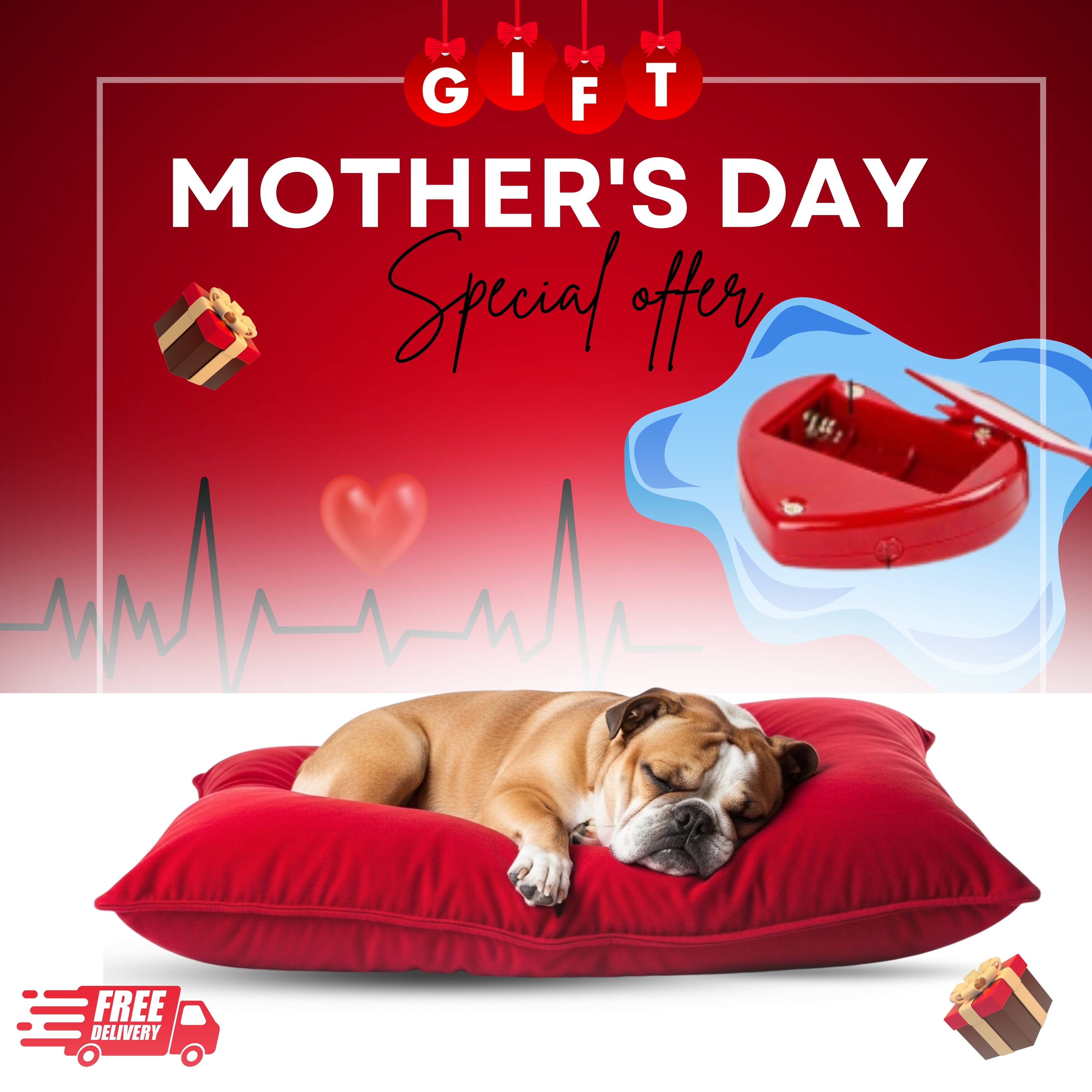 Puppy Heartbeat Toy Insert – Realistic Calming Heartbeat Simulator for Dogs & Cats, Anxiety Relief Sleep Aid for Crate Training & New Puppies